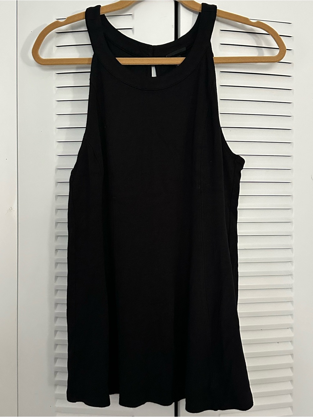 torrid Black High Neck Tank with Racerback Silhouette